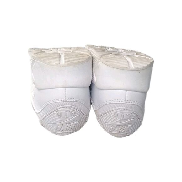 Nike Air Max 90 Shoes Women's Size 8.5 Triple White Sneakers - Picture 7 of 9